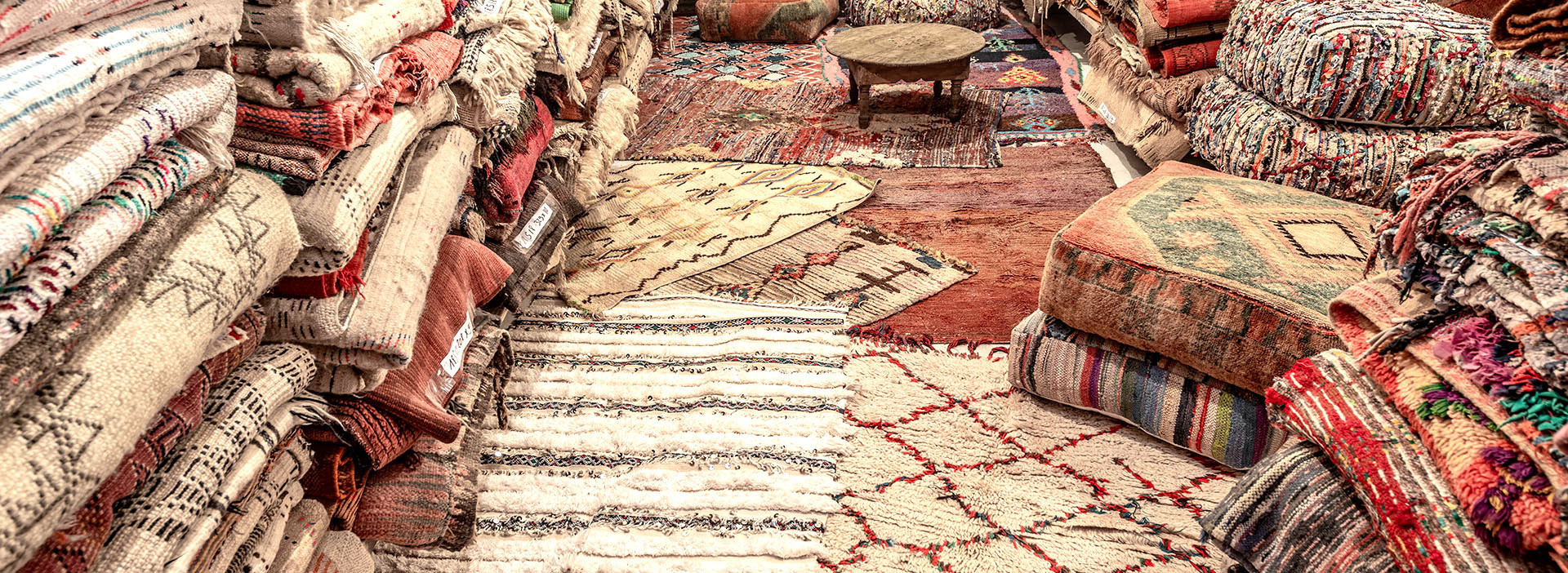 Tapis Kilim Berbère Coloré par Amina