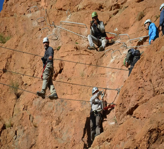 Via Ferrata dans les Gorges